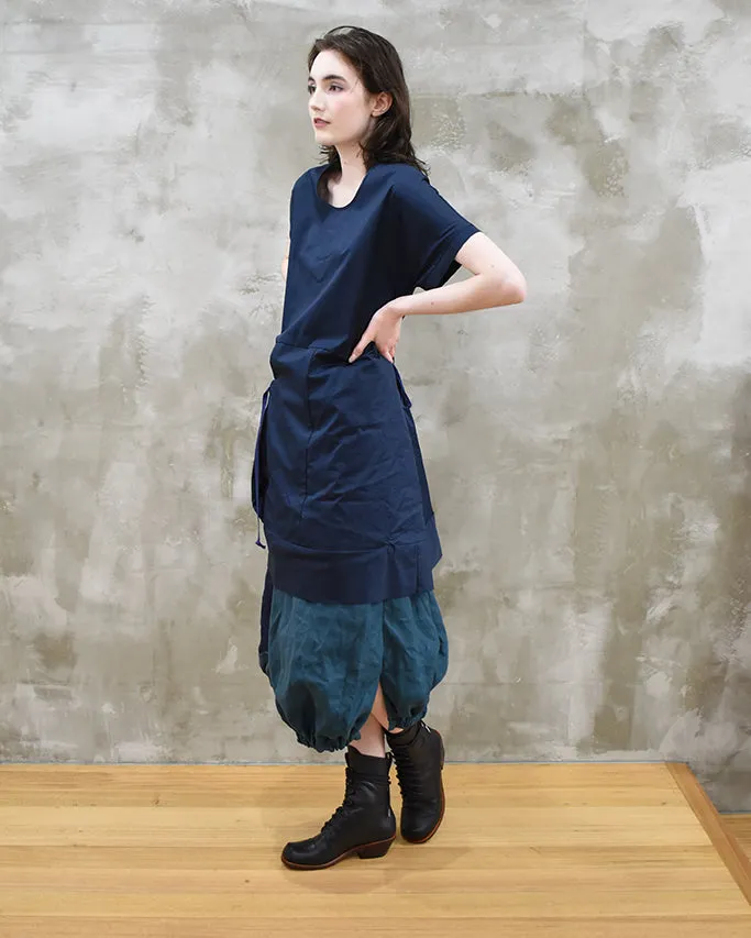 The Oblique Tunic - Navy Blue