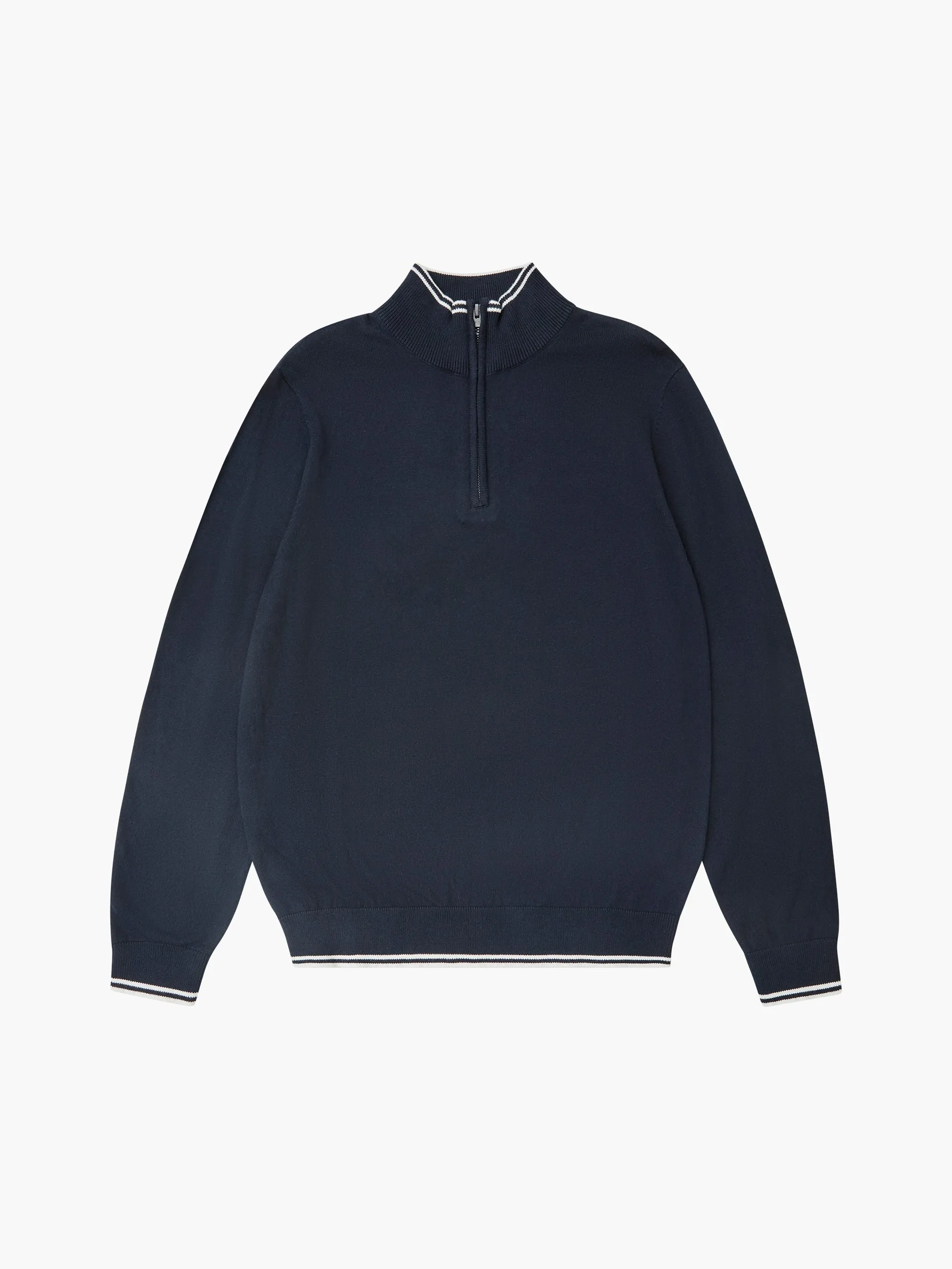 Tipped Funnel Neck Jumper