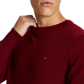 Tommy Hilfiger - Soft Merino Wool Crew Neck Jumper - Red