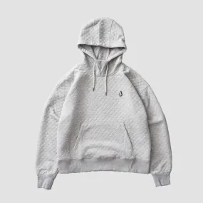 Volcom V.Co Air Layer Thermal Pullover Hoodie Heather Grey - Womens