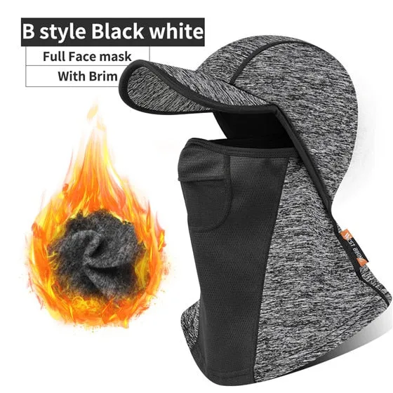 Warm Winter Cycling Cap Reflective Men Women Sport Scarf Balaclava Neck Warmer Ski Bicycle Motorcycle Running Cap Hat