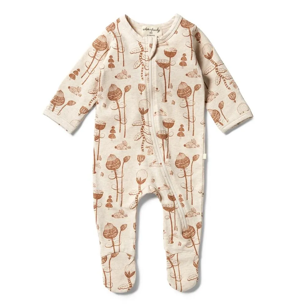 Wilson & Frenchy | Organic Baby Zipsuit - Bunny Hop