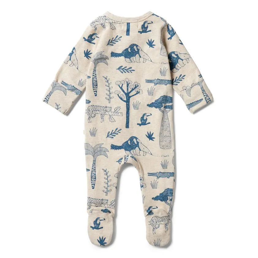 Wilson & Frenchy | Organic Baby Zipsuit - Jungle Mania