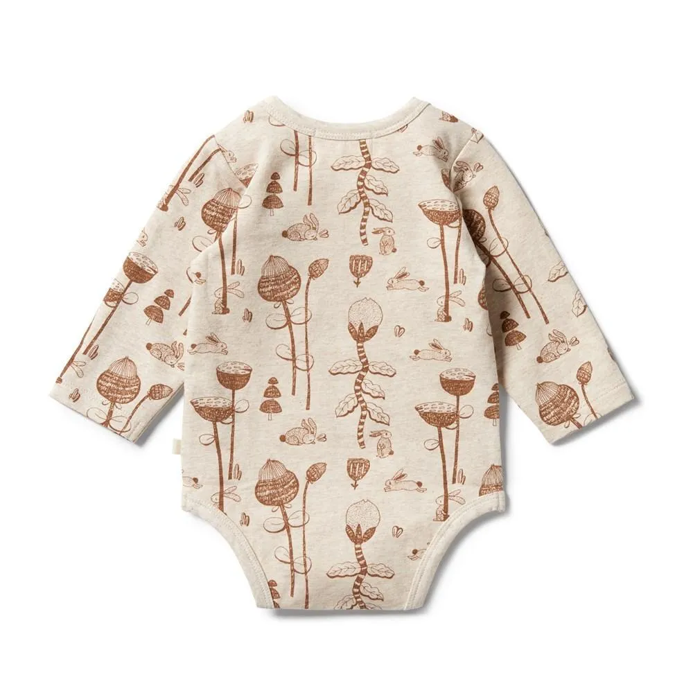 Wilson & Frenchy | Organic Envelope Baby Bodysuit - Bunny Hop