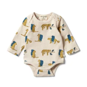 Wilson & Frenchy | Organic Envelope Baby Bodysuit - Sneaky Leopard