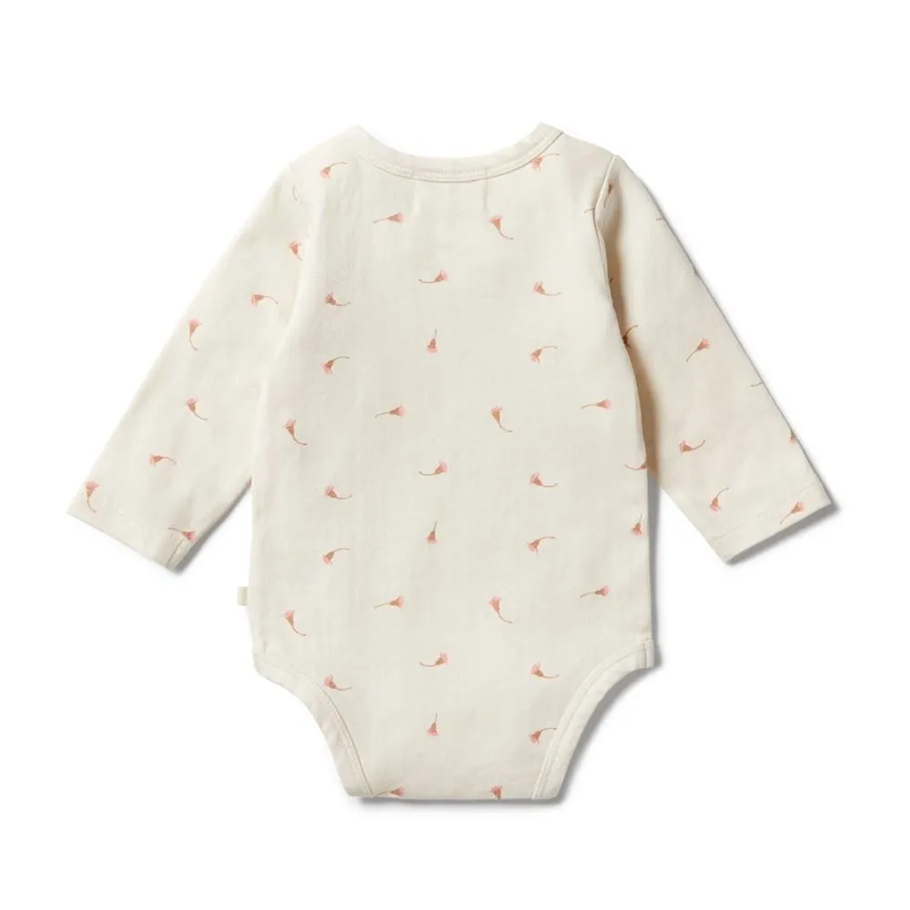 Wilson & Frenchy Organic Envelope Bodysuit - Little Blossom