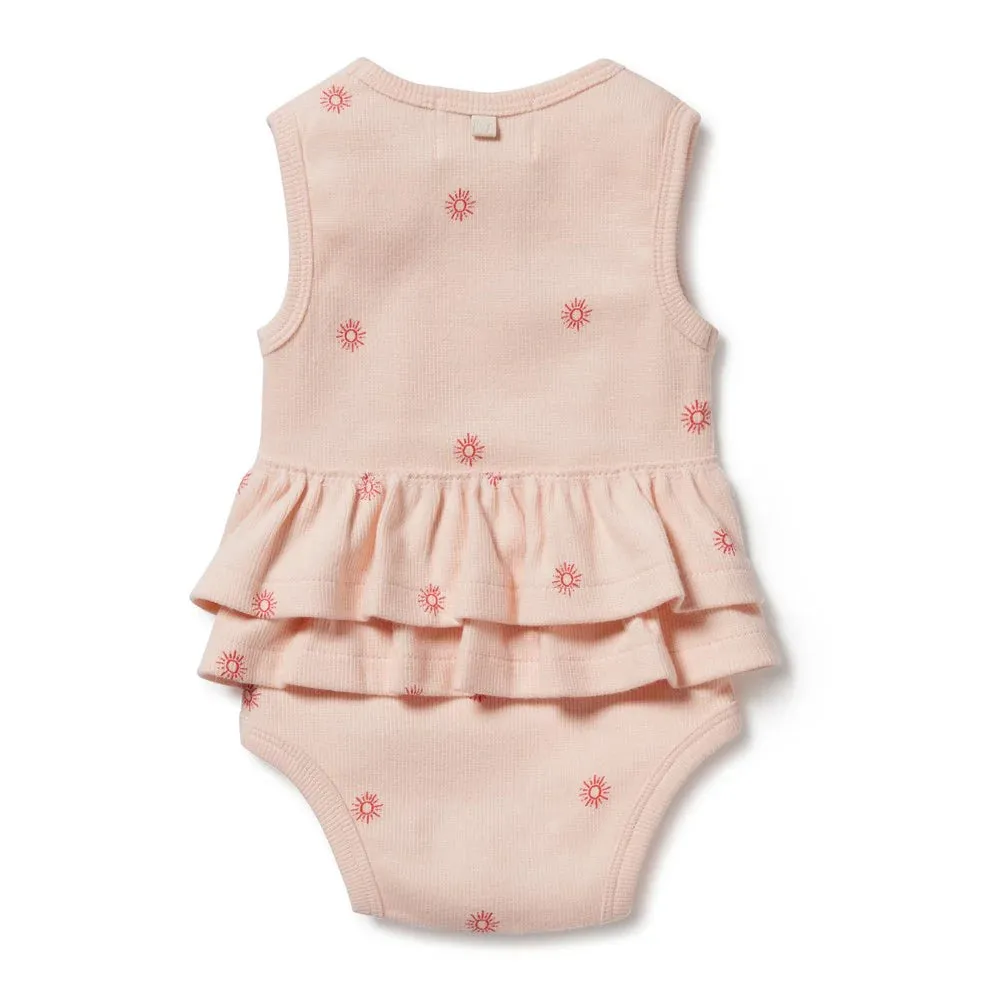 WILSON & FRENCHY PETIT SOLEIL RUFFLE BODYSUIT