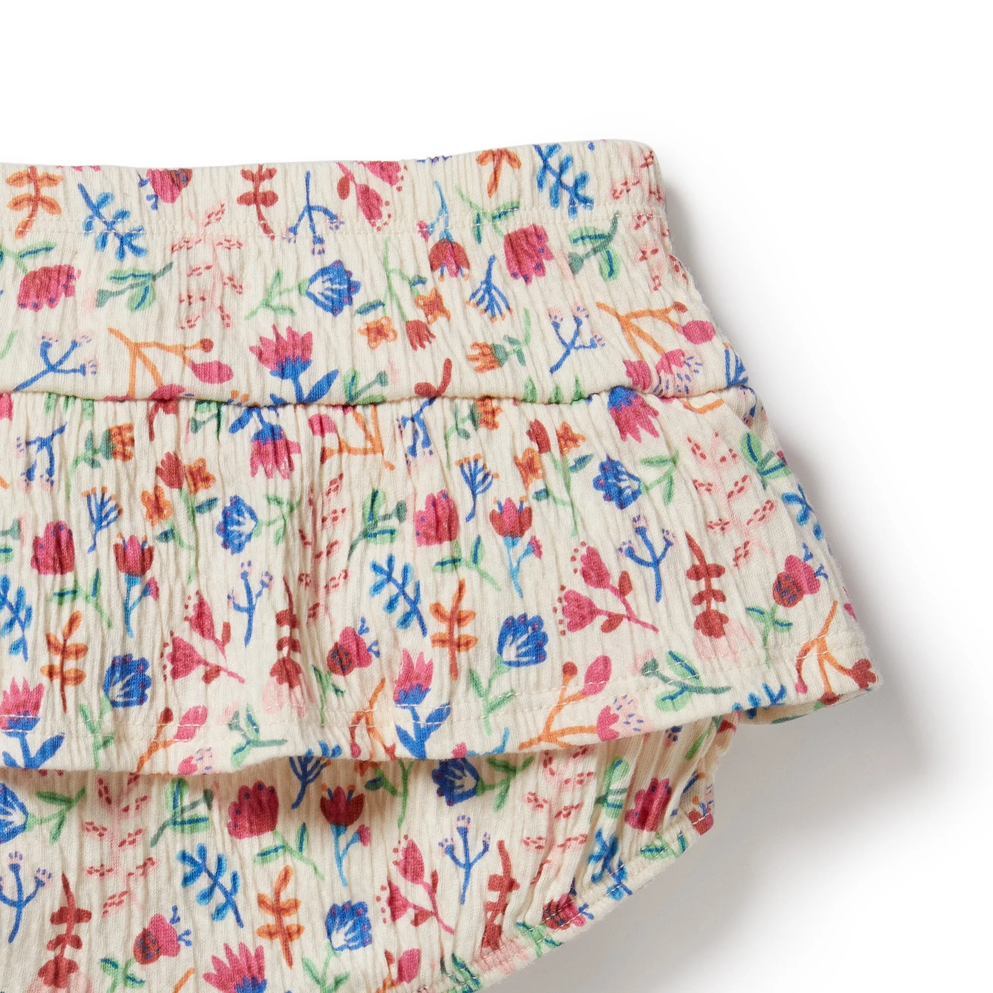 WILSON & FRENCHY TROPICAL GARDEN CRINKLE RUFFLE NAPPY PANT