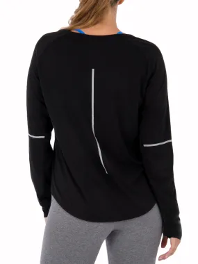 Women's Active Long Sleeve Tunic With Reflective Detail