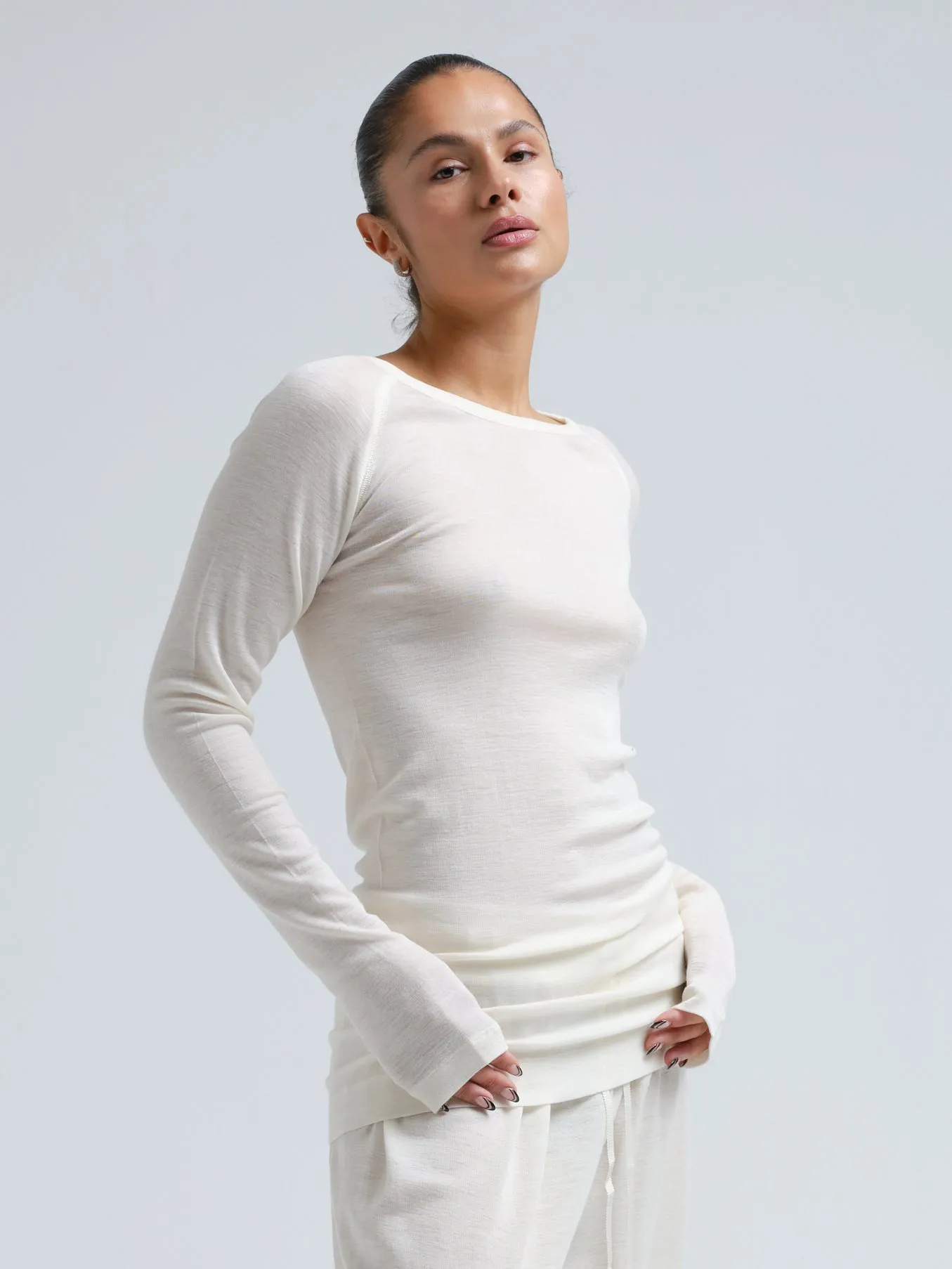 Woolen Jade | Merino wool - Off-White